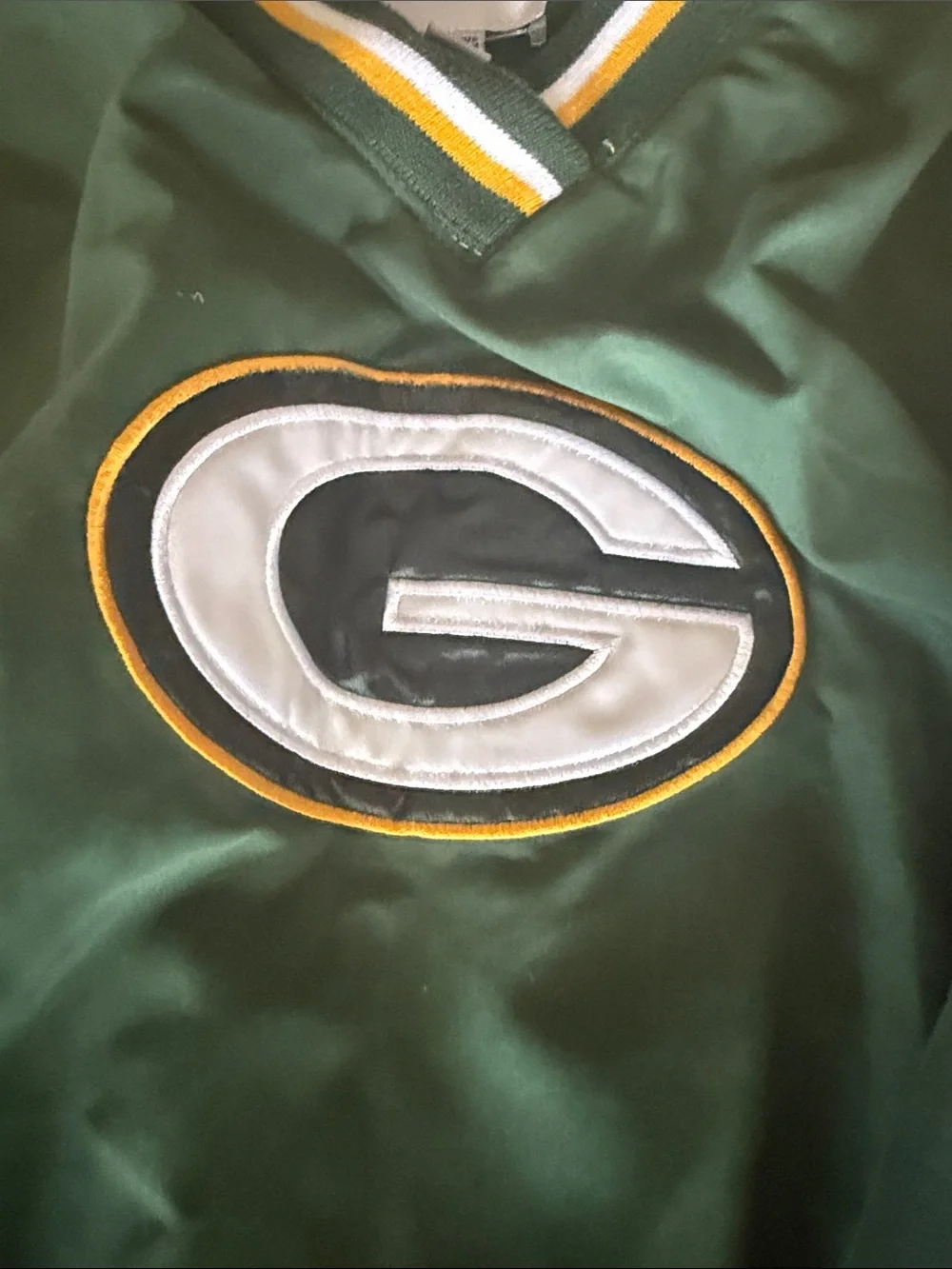NFL Green Bay Packers Green and Yellow Pullover Jacket - GIII-Apparel